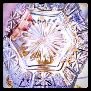 Vintage Avon Fostoria Crystal Pool 1979 Set